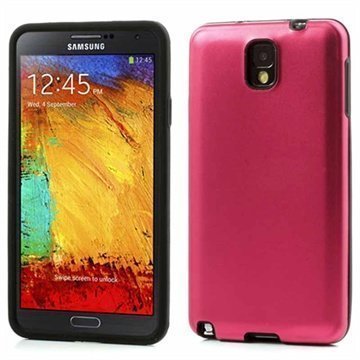 Samsung Galaxy Note 3 N9000 N9005 Alumiinikuori Punainen / Musta
