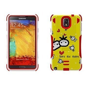 Samsung Galaxy Note 3 N9000 N9005 Beyond Cell Tri Shield Hybrid Case Love Me More