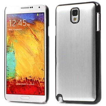 Samsung Galaxy Note 3 N9000 N9005 Loista Alumiininen Kuori Hopeinen