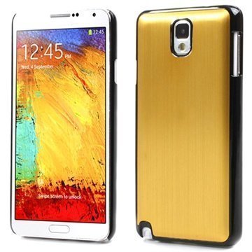 Samsung Galaxy Note 3 N9000 N9005 Loista Alumiininen Kuori Kultainen