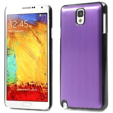 Samsung Galaxy Note 3 N9000 N9005 Loista Alumiininen Kuori Violetti