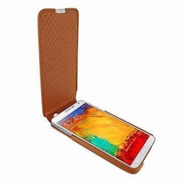 Samsung Galaxy Note 3 N9000 N9005 Piel Frama iMagnum Leather Case Tan