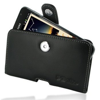 Samsung Galaxy Note N7000 PDair Horizontal Leather Case Black