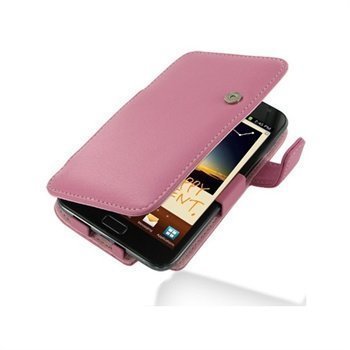 Samsung Galaxy Note N7000 PDair Leather Case 3JSSGNB41 Vaaleanpunainen