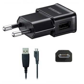 Samsung Galaxy Note N7000 Travel Charger ETA0U80E Black