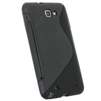 Samsung Galaxy Note N7000 iGadgitz Click-On Kotelo Kaksisävyinen Musta