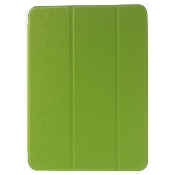 Samsung Galaxy Tab 4 10.1 Tri-Fold Nahkakotelo Vihreä