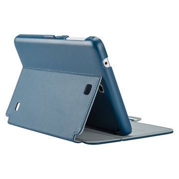 Samsung Galaxy Tab 4 8.0 Speck StyleFolio Nahkakotelo Sininen / Harmaa