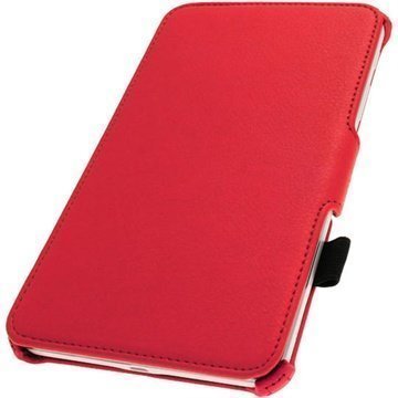 Samsung Galaxy Tab 4 8.0 iGadgitz Executive Leather Case Punainen