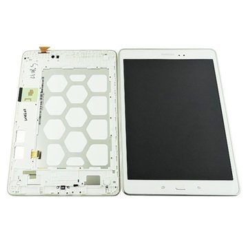 Samsung Galaxy Tab A 9.7 4G Etukuori & LCD Näyttö Valkoinen