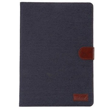 Samsung Galaxy Tab A 9.7 Jeans Smart Lompakkokotelo Tummansininen