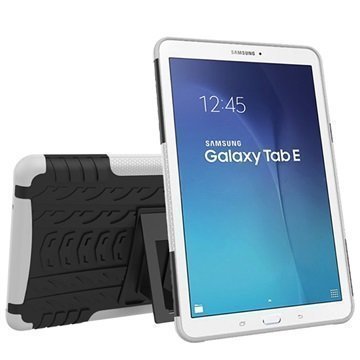 Samsung Galaxy Tab E 9.6 T560 T561 Anti-Slip Hybrid Case Black / White