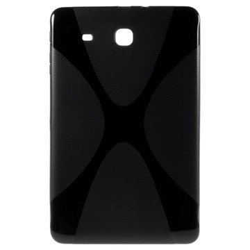 Samsung Galaxy Tab E 9.6 T560 T561 X-Shape TPU-Kotelo Musta