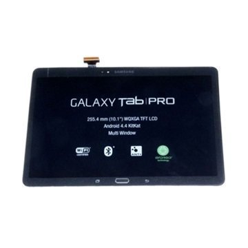 Samsung Galaxy Tab Pro 10.1 Etukuori & LCD Näyttö Musta
