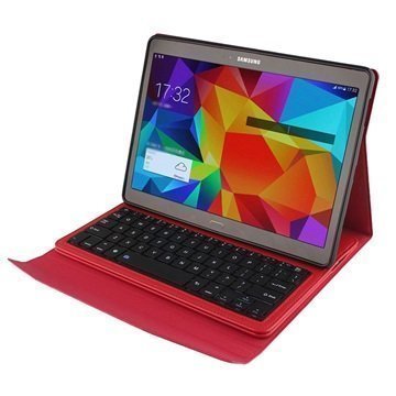 Samsung Galaxy Tab S 10.5 Bluetooth Näppäimistö & Kotelo Punainen