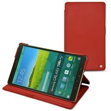 Samsung Galaxy Tab S 8.4 Noreve Tradition Leather Case Punainen