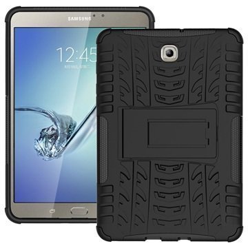 Samsung Galaxy Tab S2 8.0 T710 T715 Anti-Slip Hybridikotelo Musta