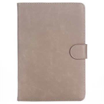 Samsung Galaxy Tab S2 8.0 T710 T715 Classic Smart Lompakkokotelo Harmaa