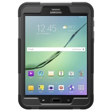 Samsung Galaxy Tab S2 8.0 T710 T715 Griffin Survivor Slim Suojakuori Musta