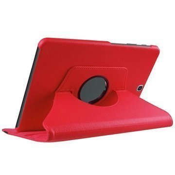 Samsung Galaxy Tab S2 8.0 T710 Tuff-luv Pyörivä Kotelo Punainen