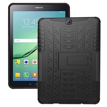 Samsung Galaxy Tab S2 9.7 T810 T815 Anti-Slip Hybridikotelo Musta