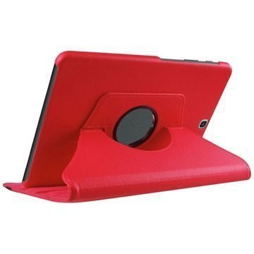 Samsung Galaxy Tab S2 9.7 T810 T815 Tuff-luv Pyörivä Kotelo Punainen
