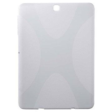 Samsung Galaxy Tab S2 9.7 T810 T815 X-Shape TPU-Kotelo Valkoinen