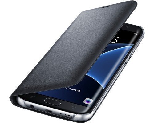 Samsung Led View Cover Ef-ng935 Läppäkansi Matkapuhelimelle Samsung Galaxy S7 Edge Musta