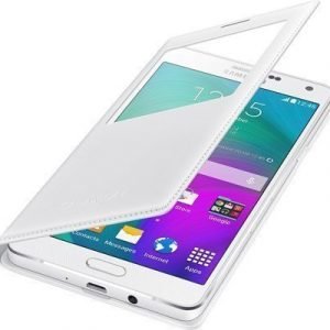 Samsung S View Cover Ef-ca700b Läppäkansi Matkapuhelimelle Samsung Galaxy A7 Valkoinen