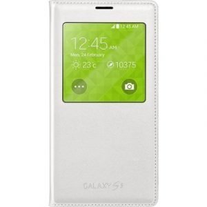 Samsung S View Cover Ef-cg900b Läppäkansi Matkapuhelimelle Samsung Galaxy S5/s5 Neo Valkoinen