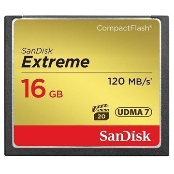 SanDisk SDCFXS-016G-X46 Extreme CompactFlash Muistikortti 16Gt