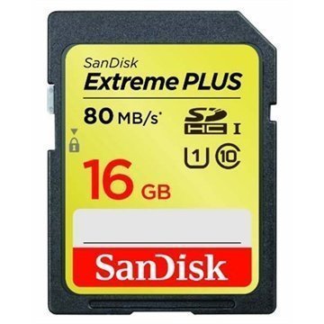 SanDisk SDSDXS-016G-X46 Extreme Plus SDXC Muistikortti 16Gt