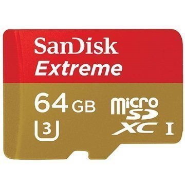 SanDisk SDSQXNE-064G-GN6MA Extreme MicroSDXC Muistikortti 64Gt