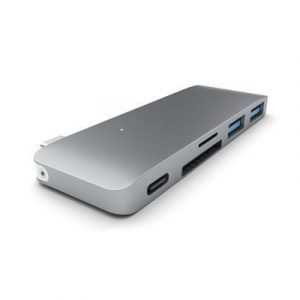 Satechi Type-c Usb 3-in-1 Hub Space Gray