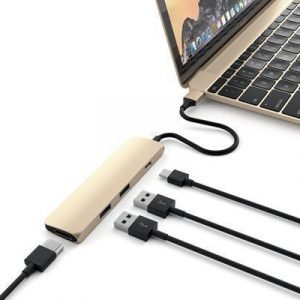 Satechi Usb-c Multiports-adapter Gold
