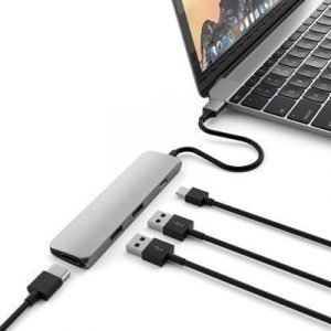 Satechi Usb-c Multiports-adapter Space Grey