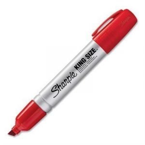 Sharpie King Size Permanent Marker Punainen 12kpl