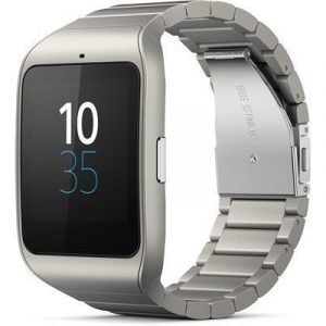 Sony Smartwatch 3 Swr50 Metallinen Hopea