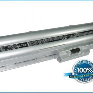 Sony VAIO VGP-BPL12 ja VGP-BPS12 akku 6600 mAh - Hopea