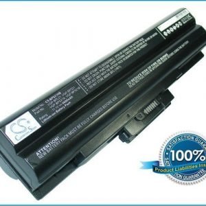 Sony VAIO VGP-BPL21 ja VGP-BPS21 akku 6600 mAh - Musta