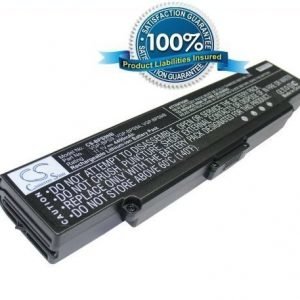 Sony VAIO VGP-BPS9 ja VGP-BPS10 akku 4400 mAh - Musta