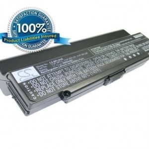 Sony VAIO VGP-BPS9 ja VGP-BPS10 akku 6600 mAh - Musta