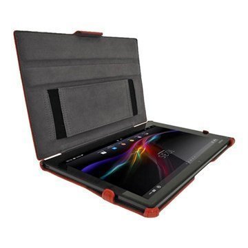 Sony Xperia Tablet Z LTE Wi-Fi iGadgitz Leather Case Red