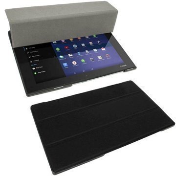 Sony Xperia Z2 Tablet LTE Z2 Tablet Wi-Fi iGadgitz Leather Case Black