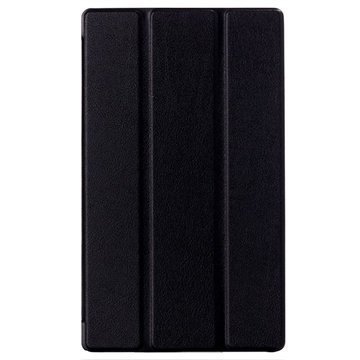 Sony Xperia Z3 Tablet Compact Tri-Fold Nahkakotelo Musta