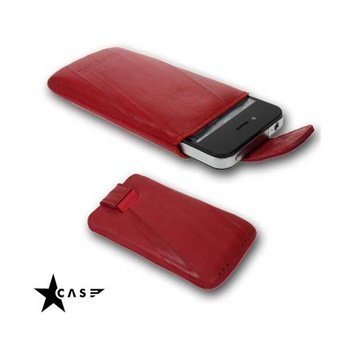 Starcase di base Linea Leather Case M Red