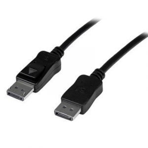 Startech 15m Active Displayport Cable 20-nastan Näyttöporttiliitin Uros 20-nastan Näyttöporttiliitin Uros Musta 15m