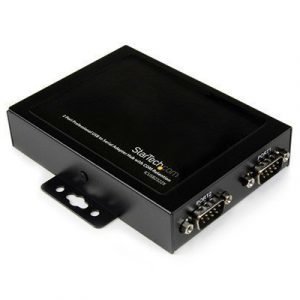 Startech 2 Port Usb To Serial Adapter Hub With Com Retention 9 Pin Usb Type B Naaras Rs232 Uros
