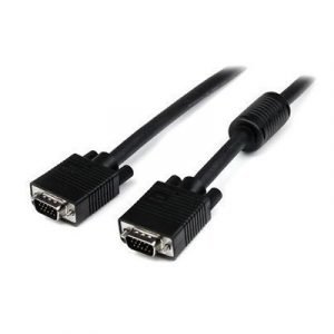 Startech 6 Ft Coax High Resolution Monitor Vga Video Cable -m/m 15-nastainen Hd D-sub (hd-15) Uros 15-nastainen Hd D-sub (hd-15) Uros Musta 1.8m