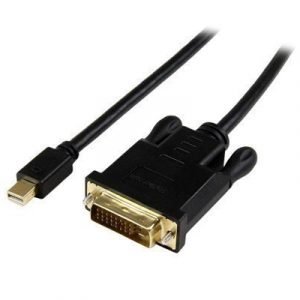 Startech 6ft Mini Displayport To Dvi Adapter Cable Mini Dp To Dvi Black Mini Displayport Uros Dvi-d Dual Link Uros Musta 1.82m